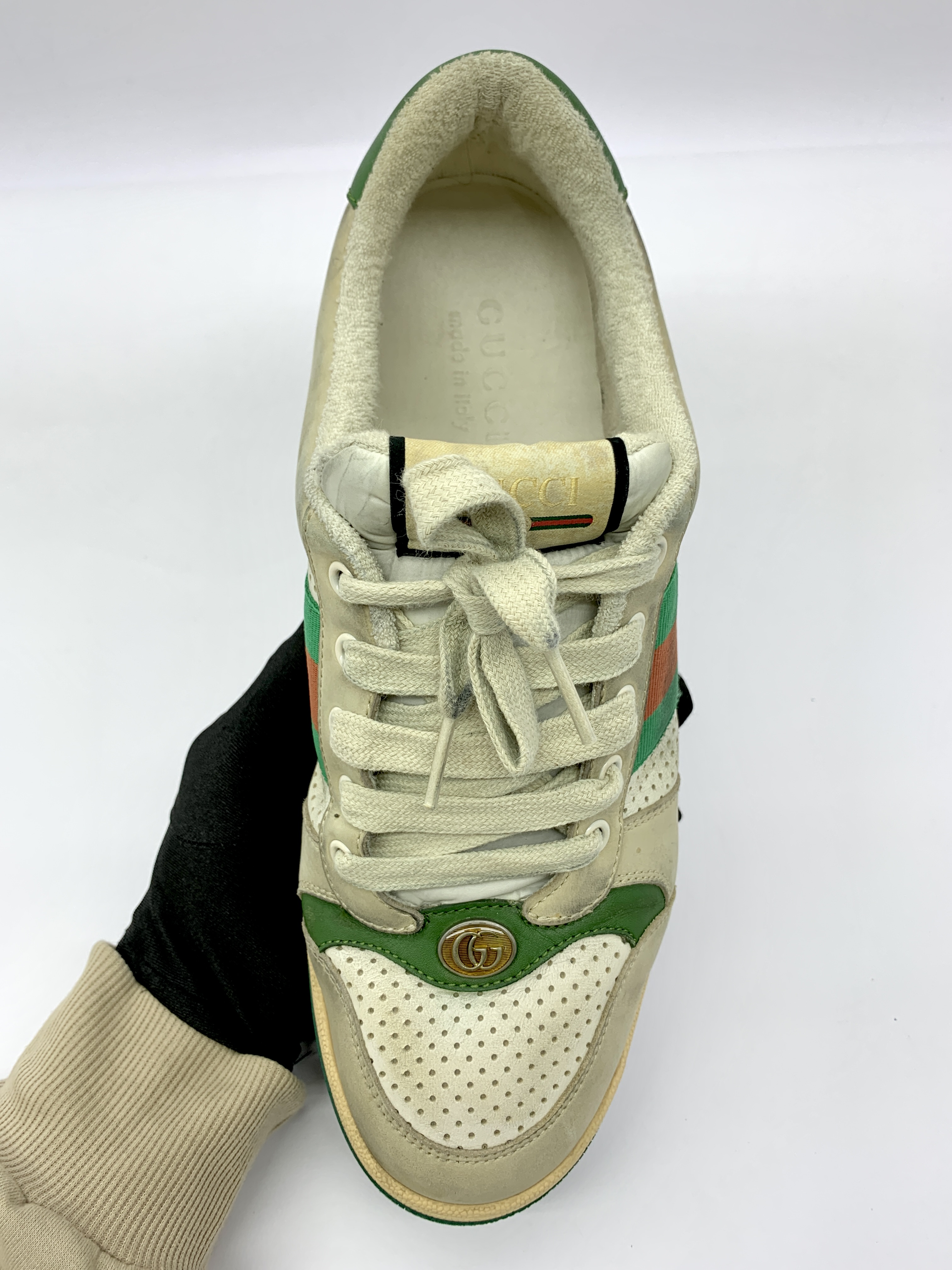 Screener GG Low Top Red Green/Distressed White