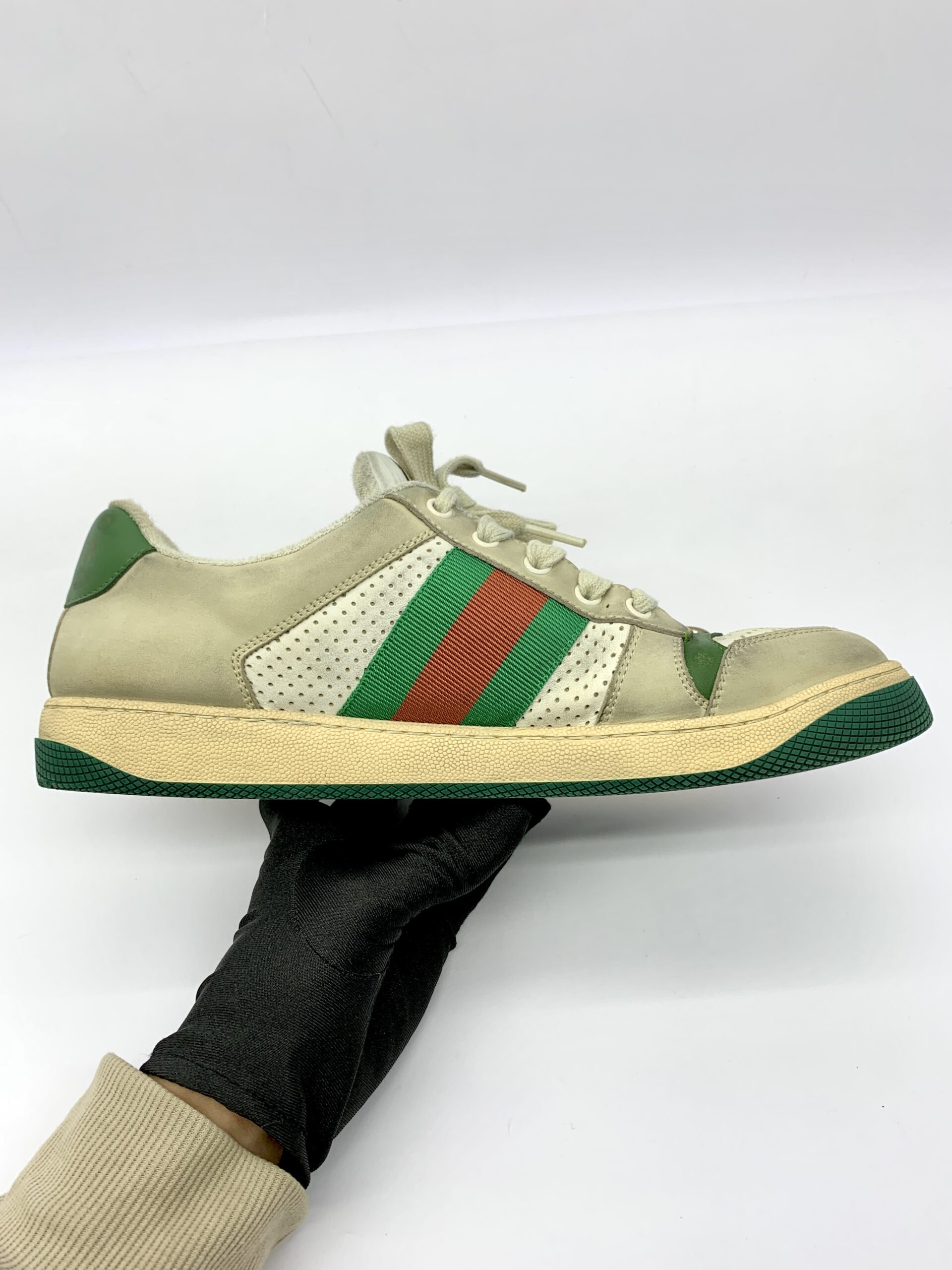 Screener GG Low Top Red Green/Distressed White