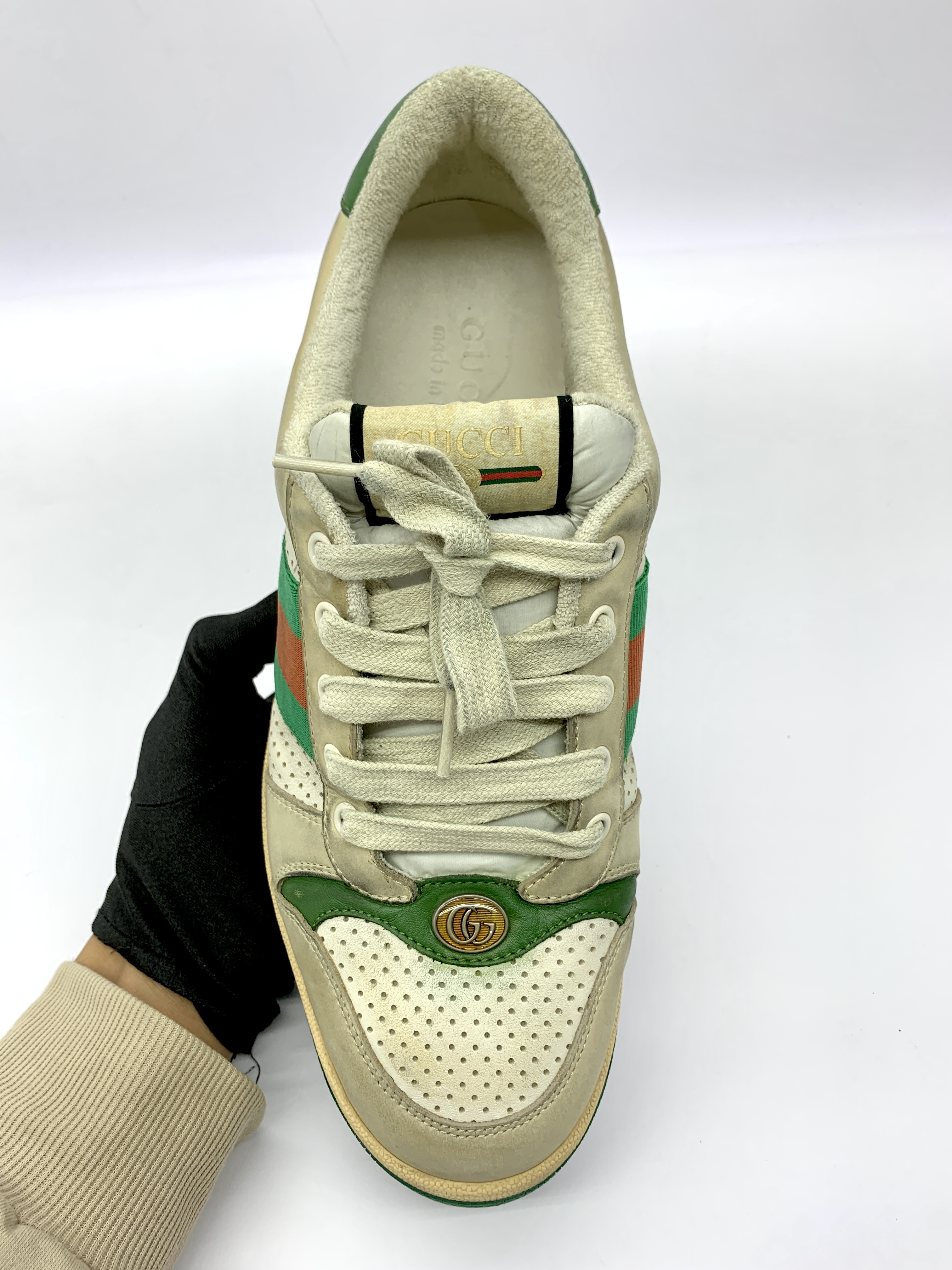 Screener GG Low Top Red Green/Distressed White