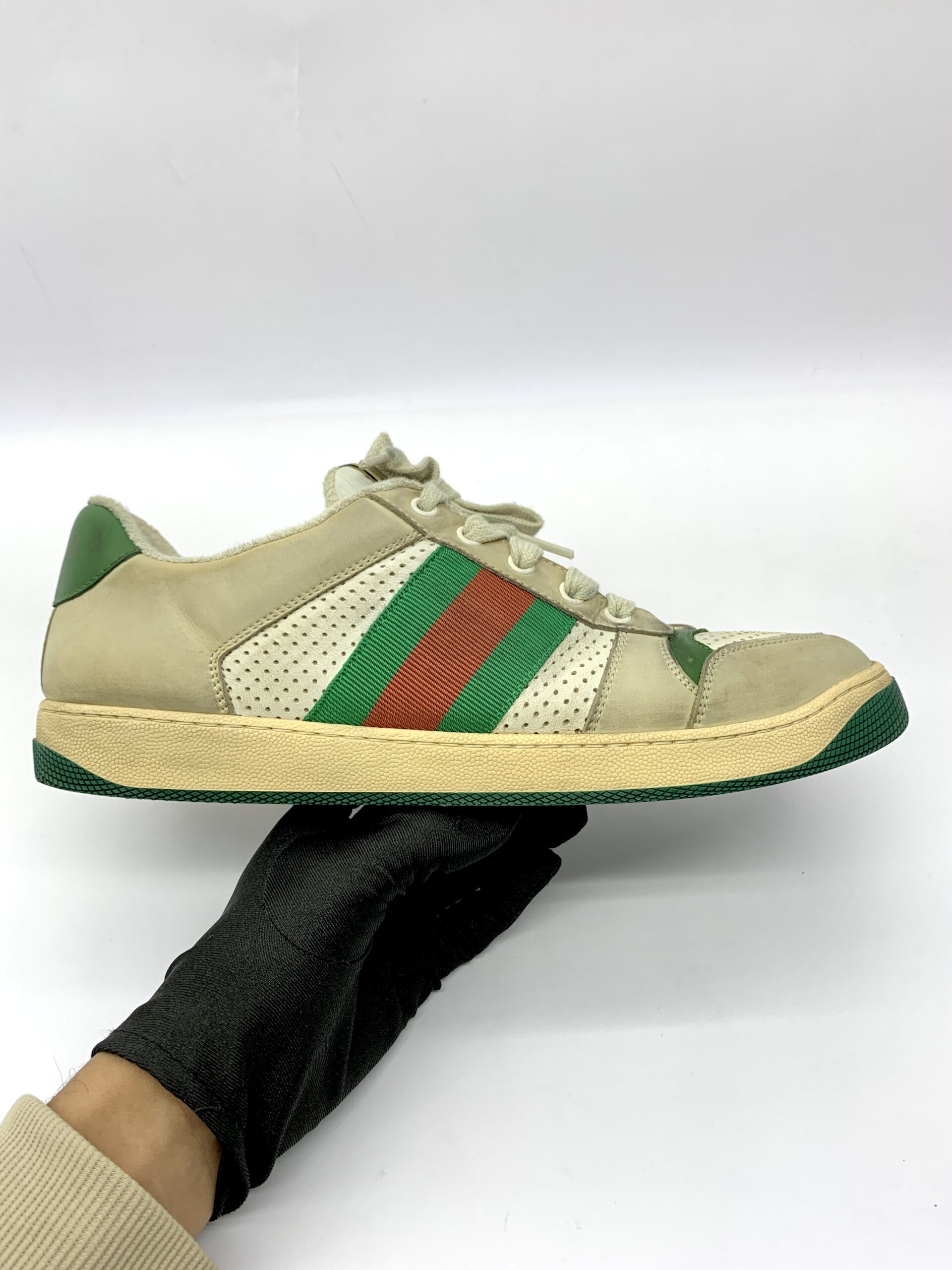 Screener GG Low Top Red Green/Distressed White