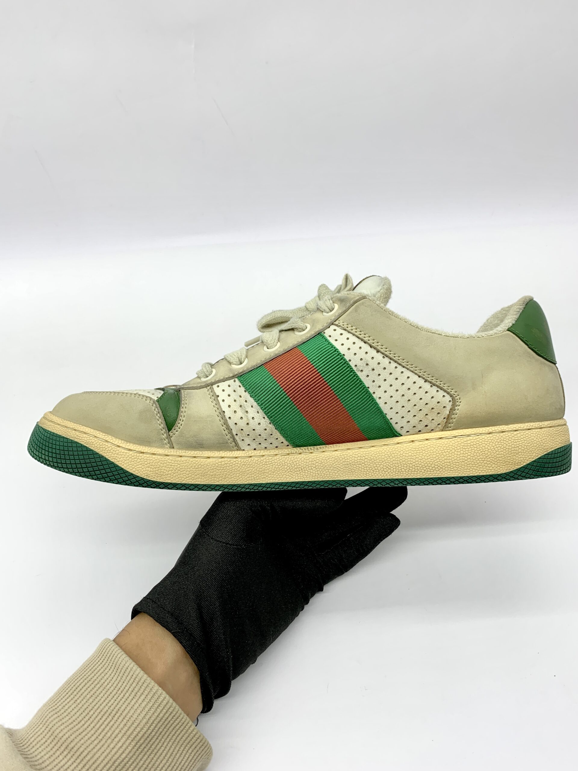 Screener GG Low Top Red Green/Distressed White