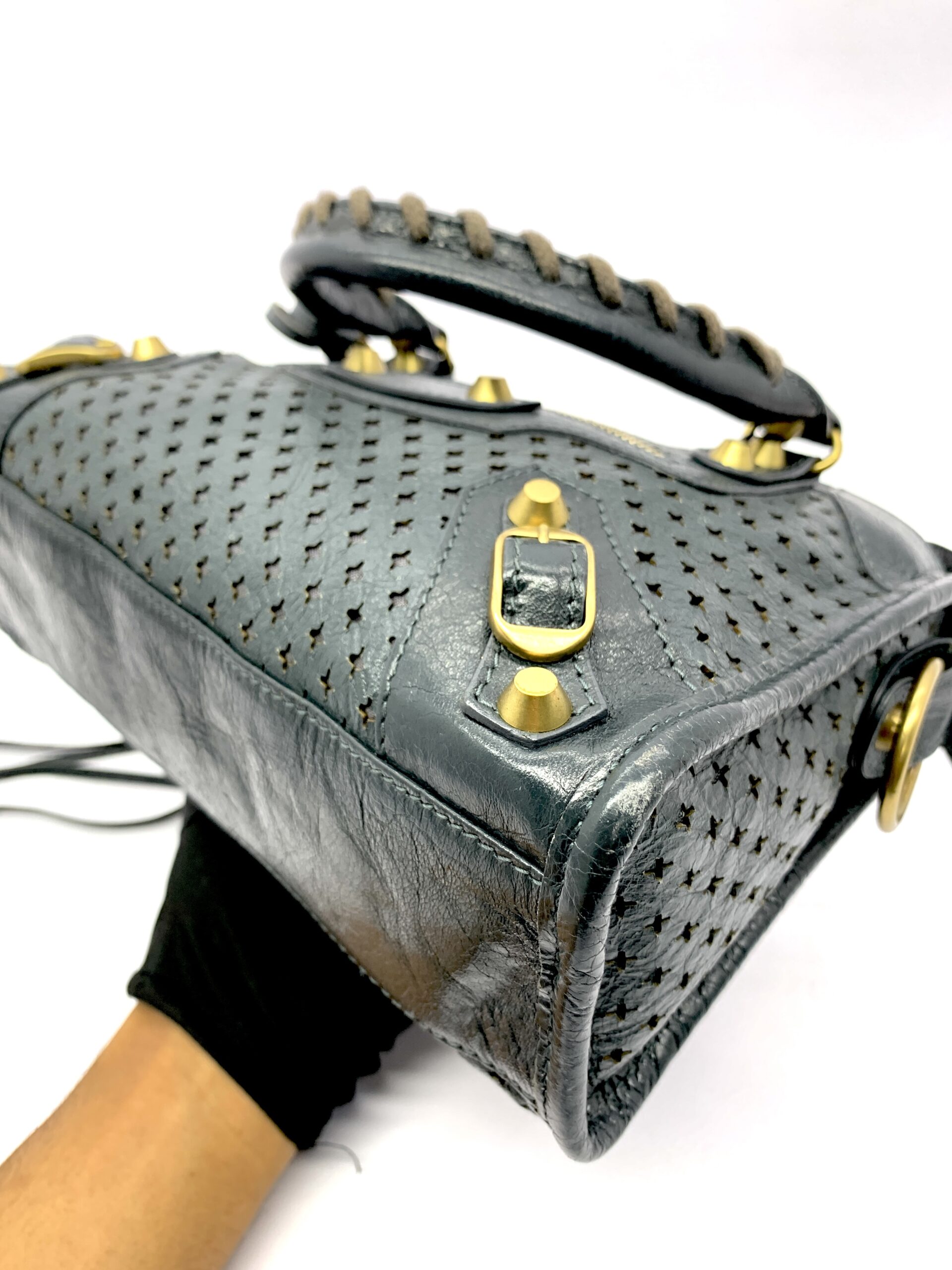 Mini Classic City Perforated Dark Grey