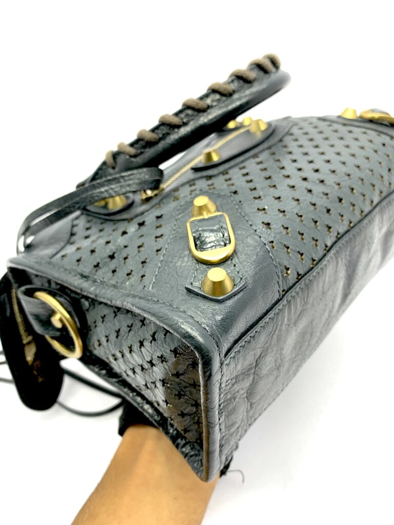 Mini Classic City Perforated Dark Grey