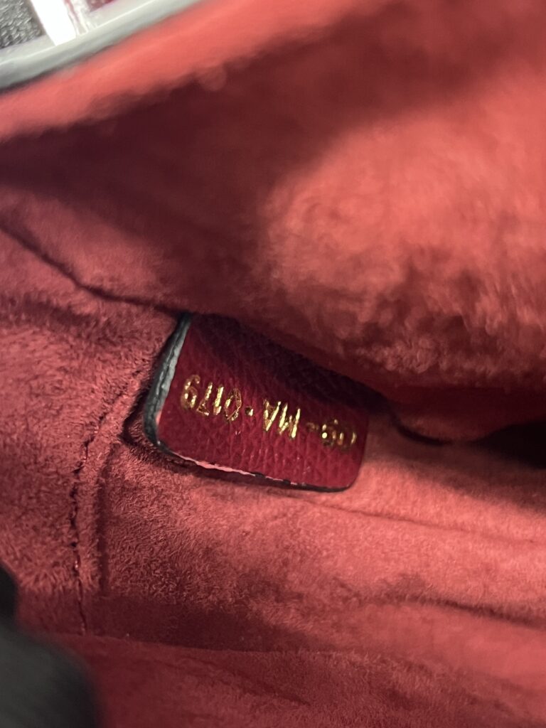 Saddle Mini Grain Red