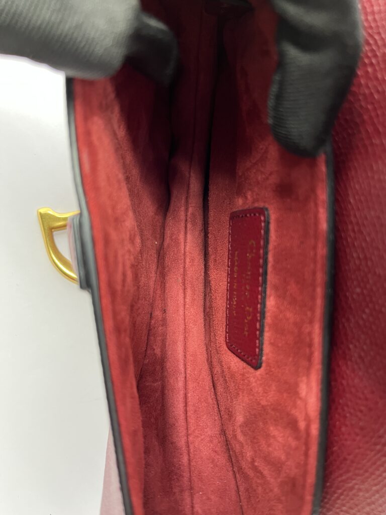 Saddle Mini Grain Red