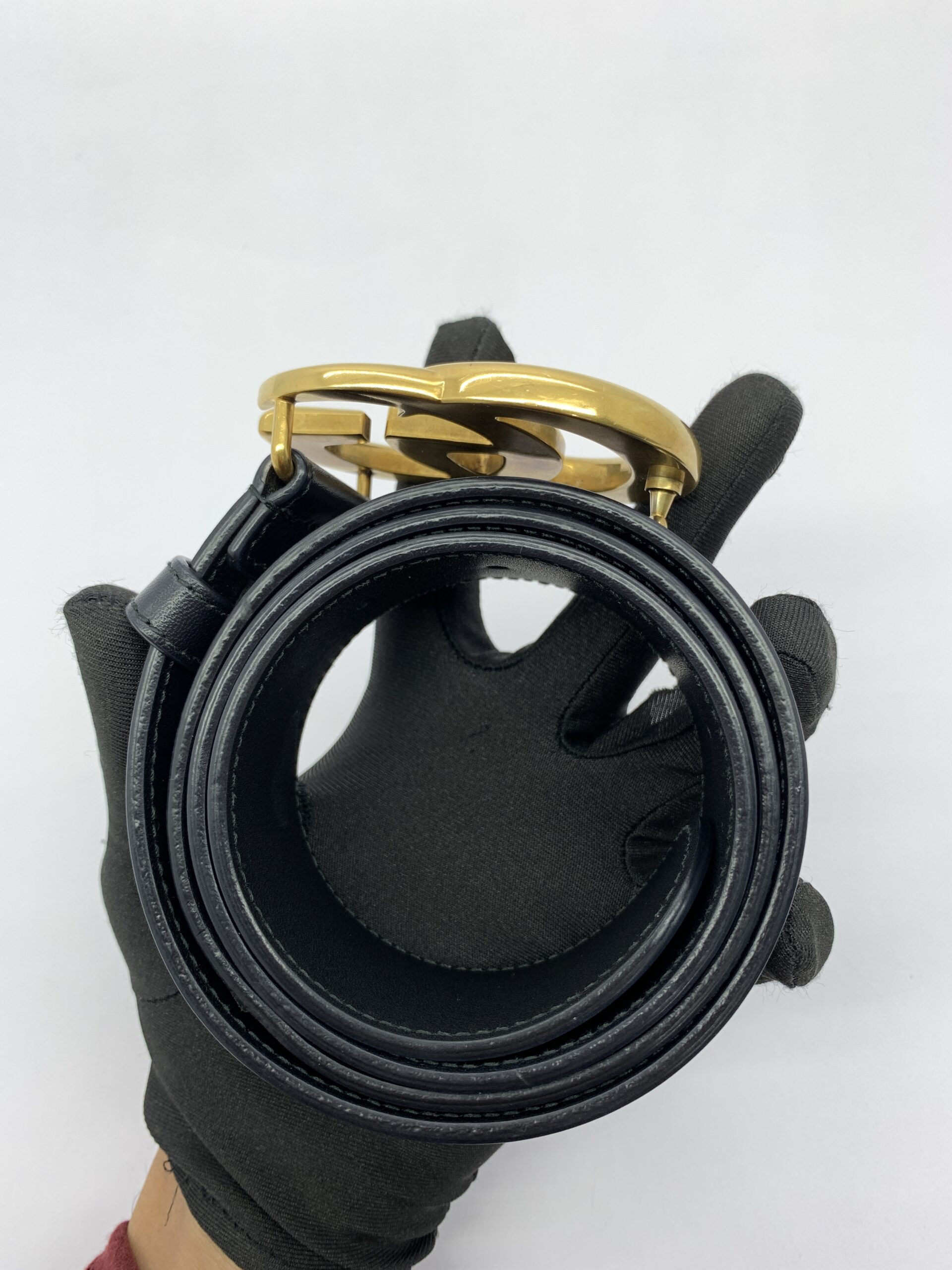 Belt GG 4 cm Black GHW