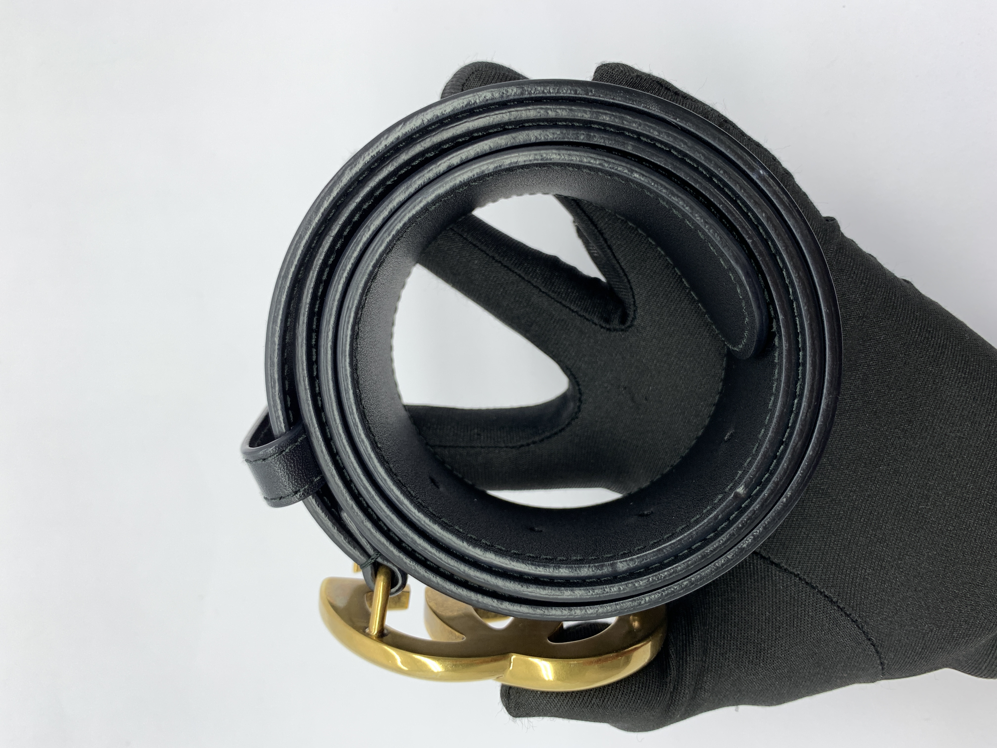 Belt GG 4 cm Black GHW