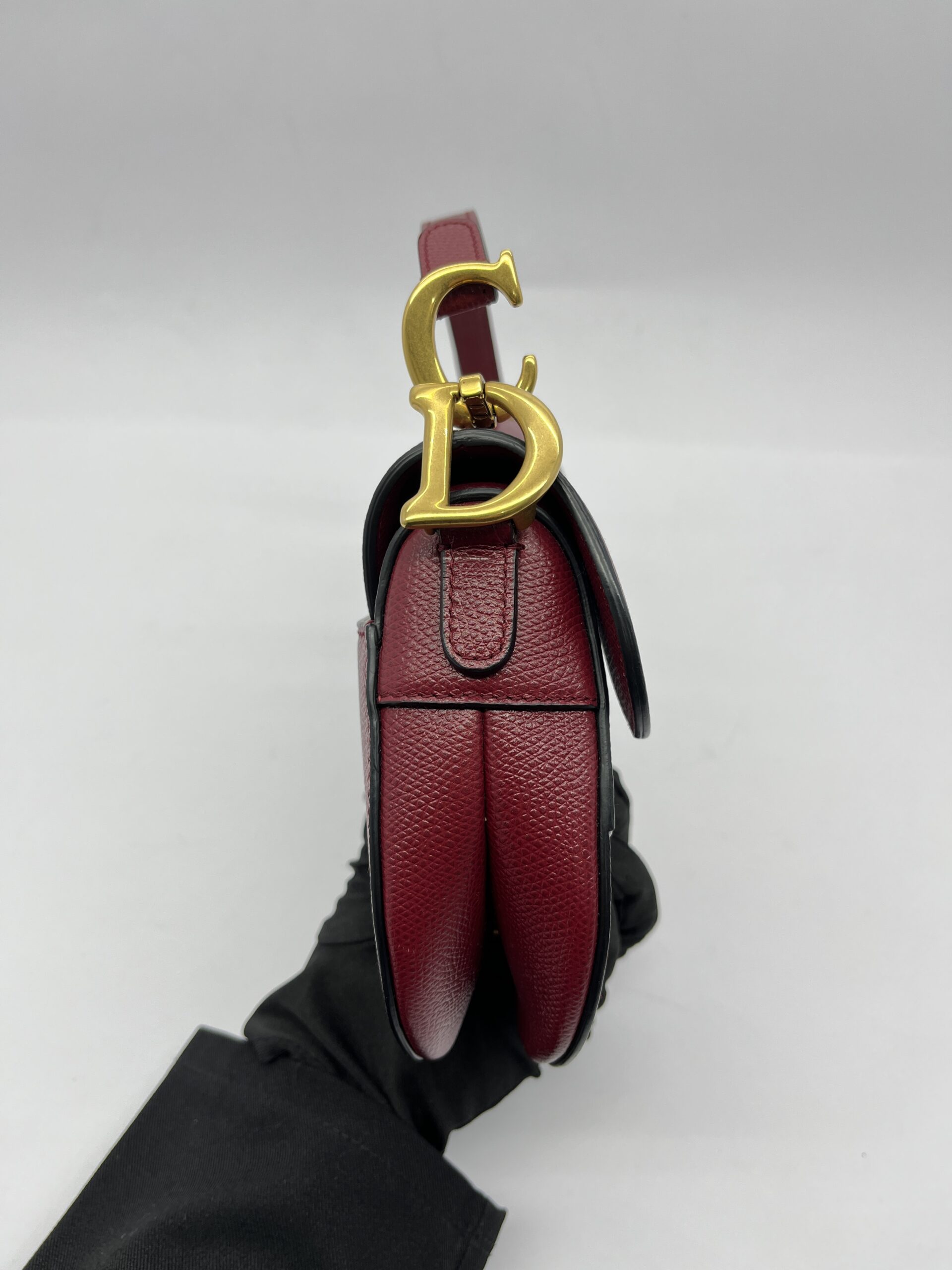 Saddle Mini Grain Red