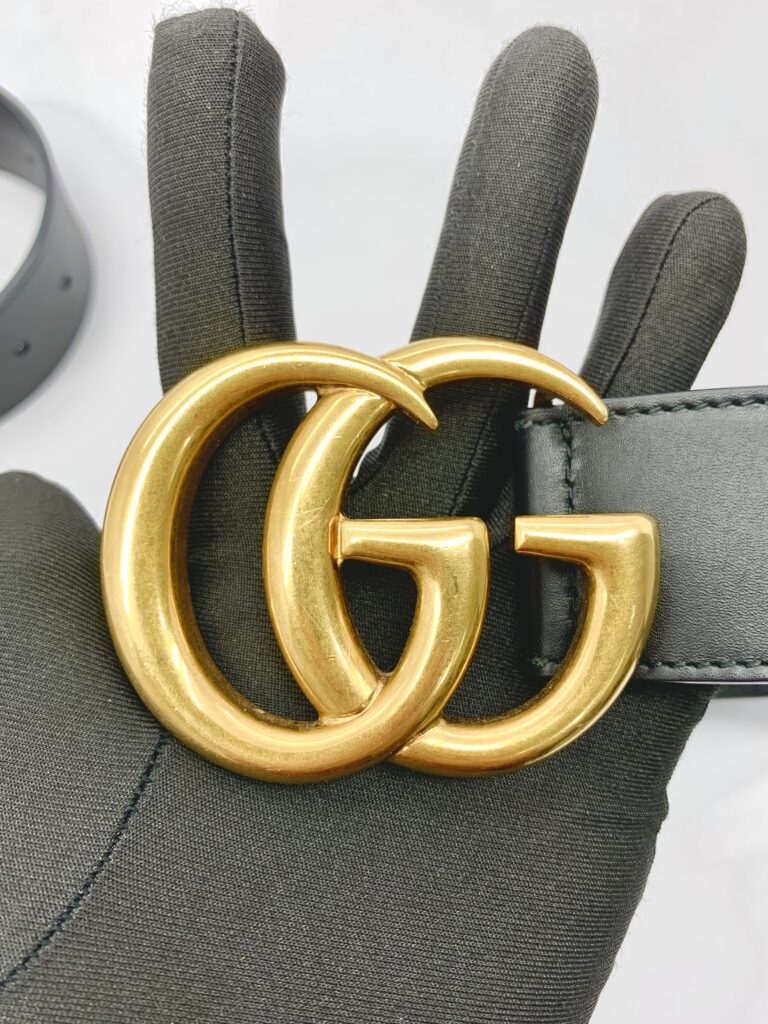 Belt GG 4 cm Black GHW