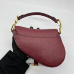 Saddle Mini Grain Red