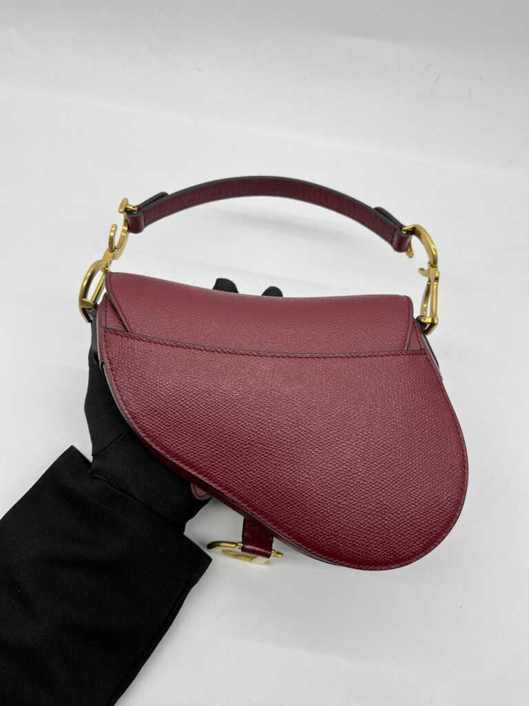 Saddle Mini Grain Red