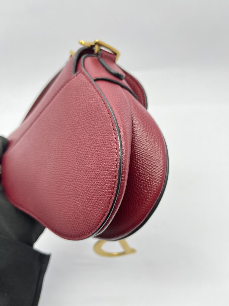 Saddle Mini Grain Red