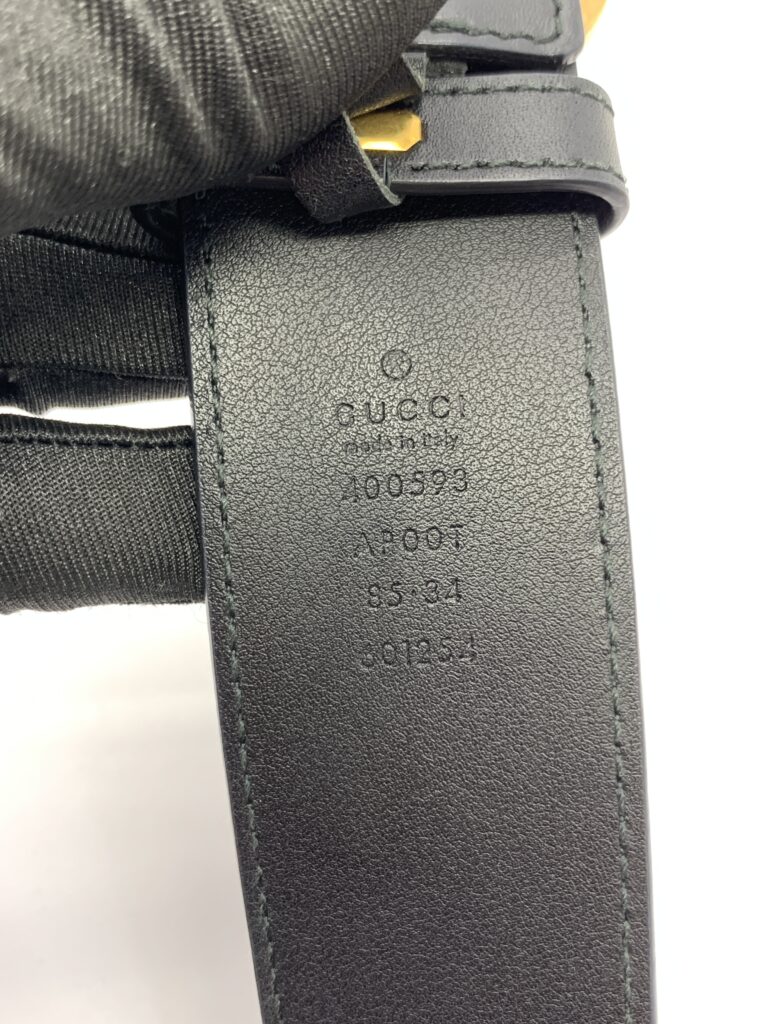 Belt GG 4 cm Black GHW