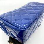 Flap Bag Patent Blue