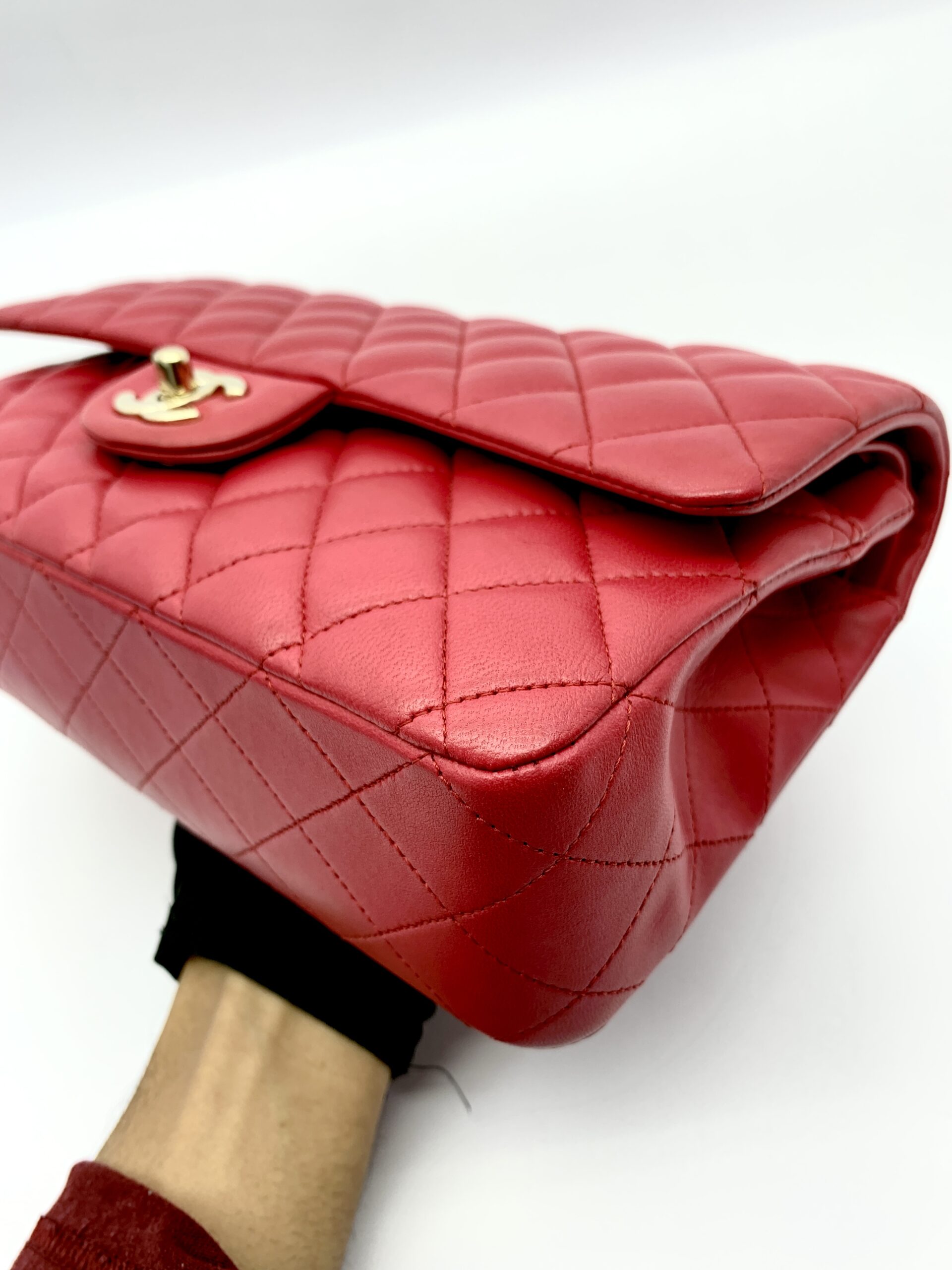 Double Flap Lambskin
