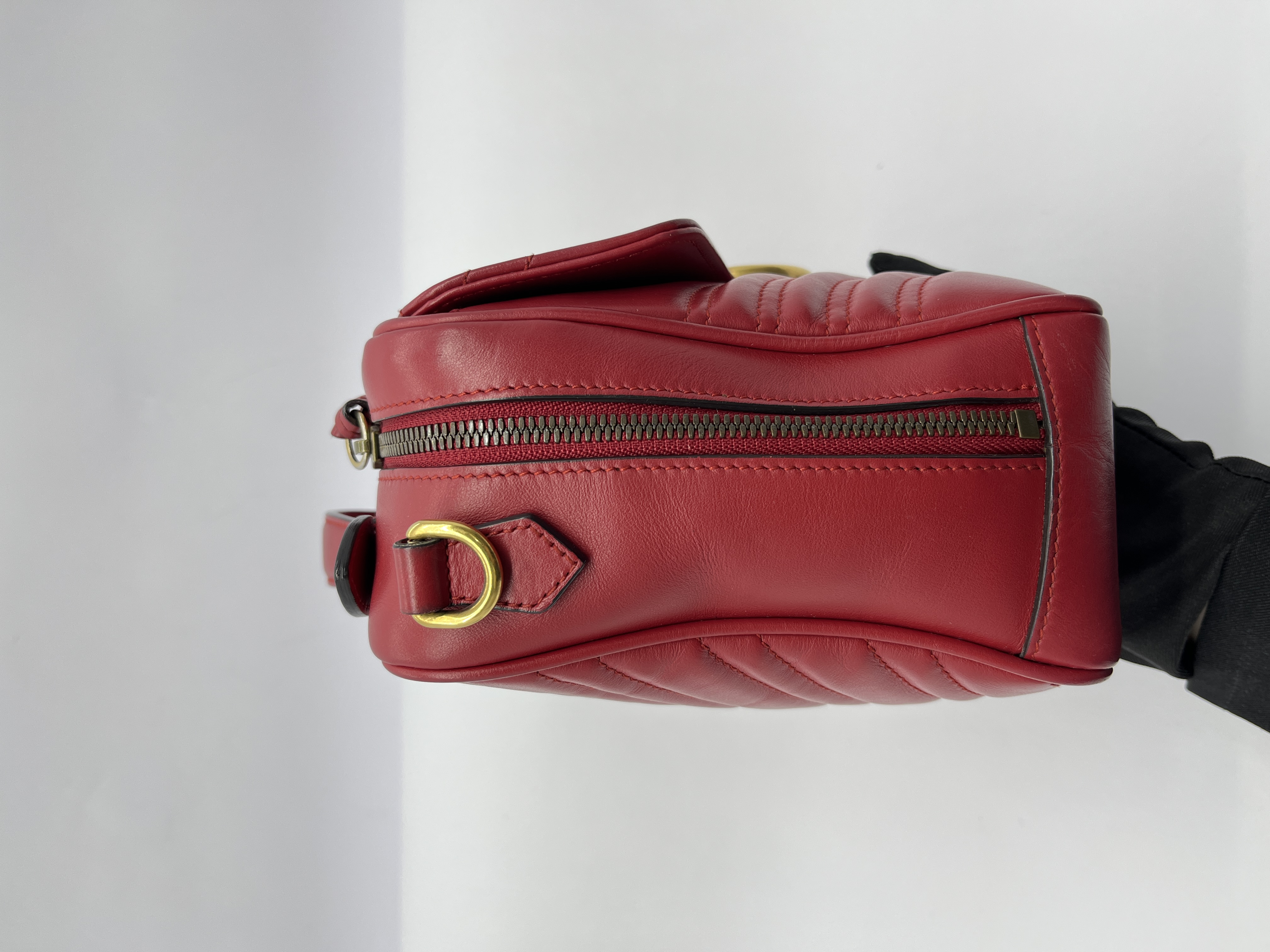 Marmont Zip Top Handle Red