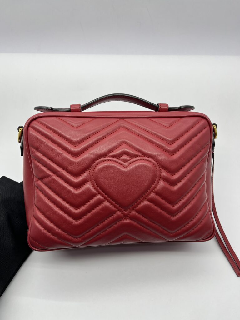 Marmont Zip Top Handle Red