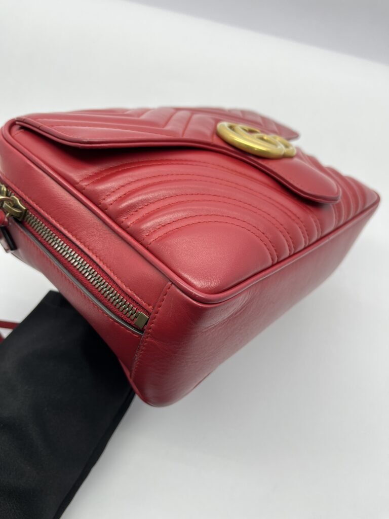 Marmont Zip Top Handle Red