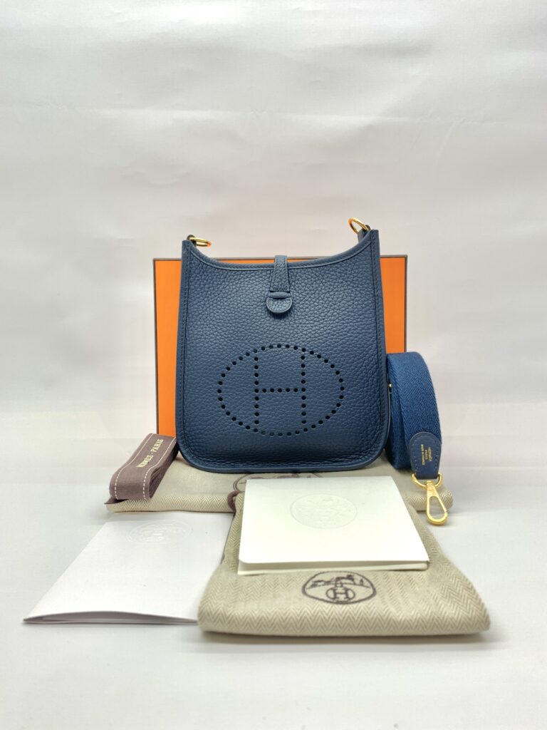 Mini Evelyn Clemence Bleu De Prusse GHW