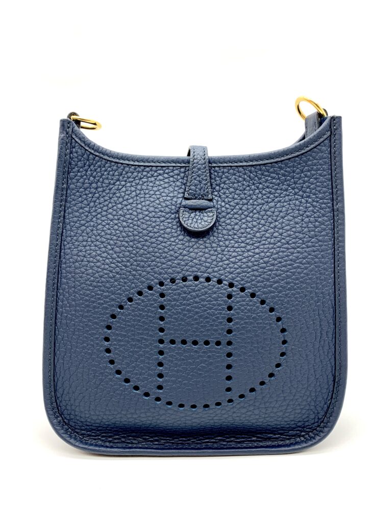 Mini Evelyn Clemence Bleu De Prusse GHW