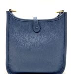 Mini Evelyn Clemence Bleu De Prusse GHW