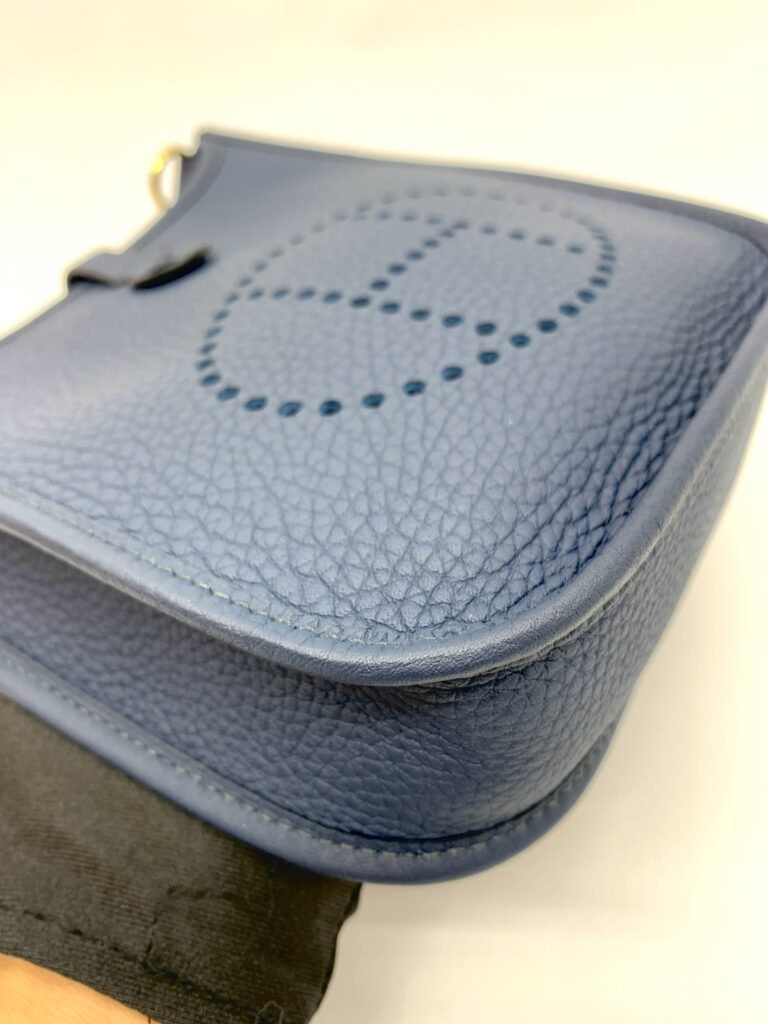 Mini Evelyn Clemence Bleu De Prusse GHW