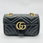 GUCCI MARMONT MINI BLACK GHW