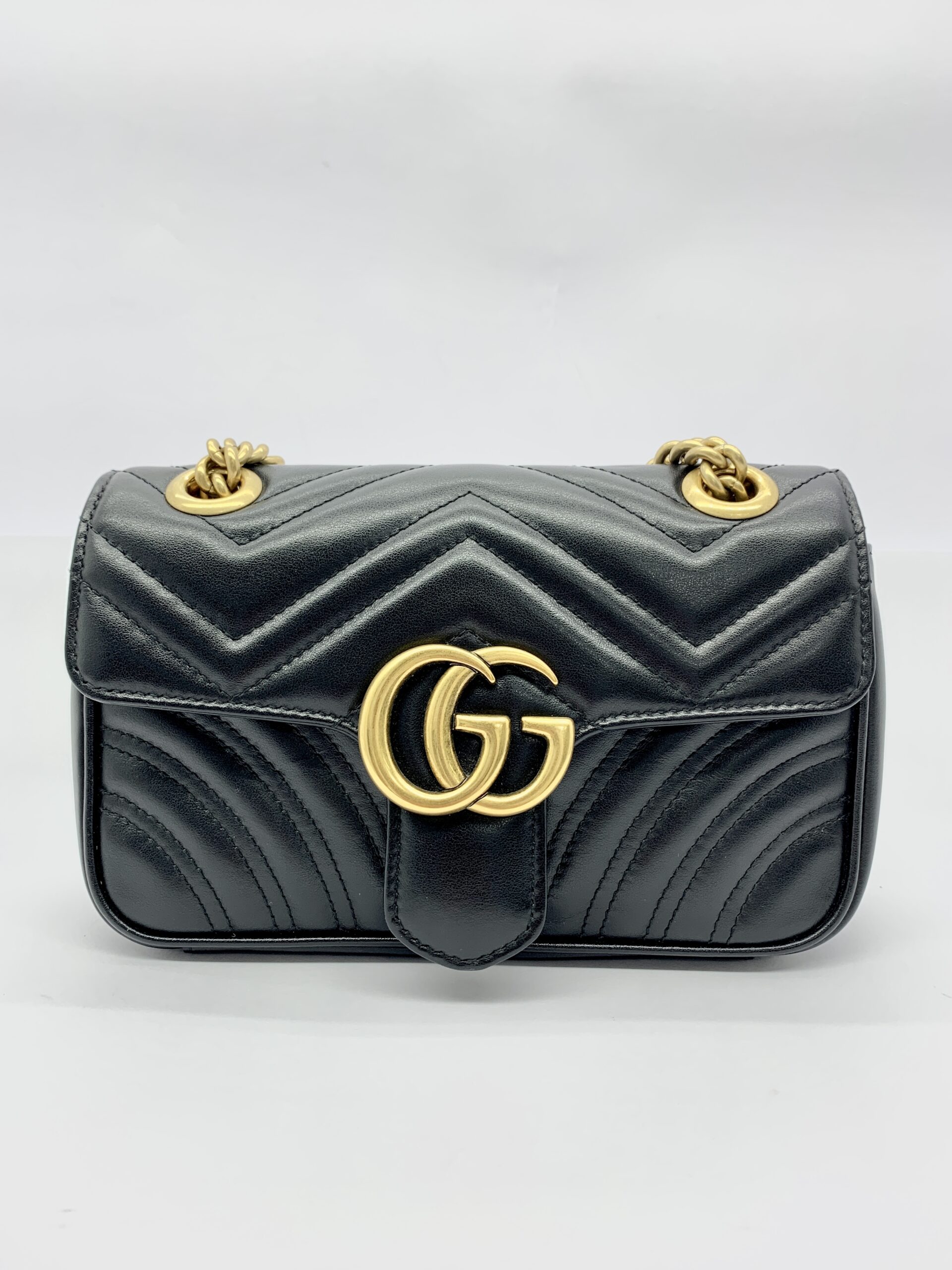 Marmont Mini Black GHW