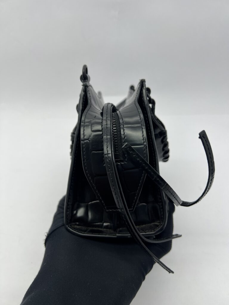 Neo Classic Mini Croco All Black