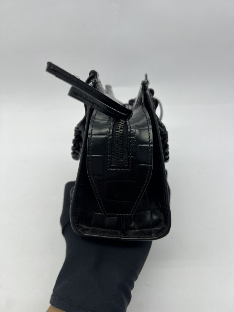 Neo Classic Mini Croco All Black