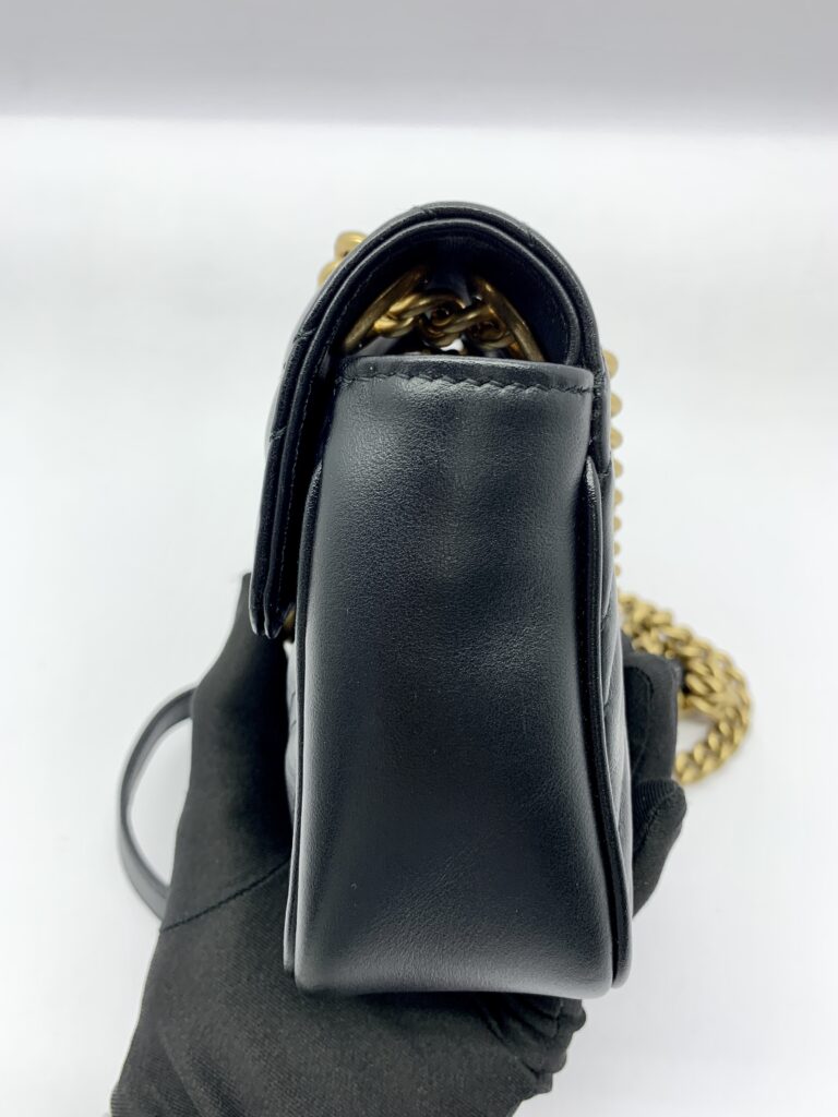 GUCCI MARMONT MINI BLACK GHW
