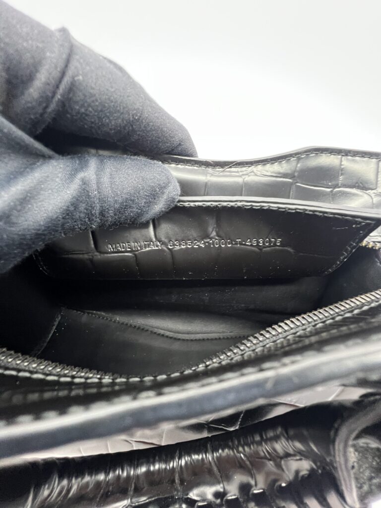 Neo Classic Mini Croco All Black