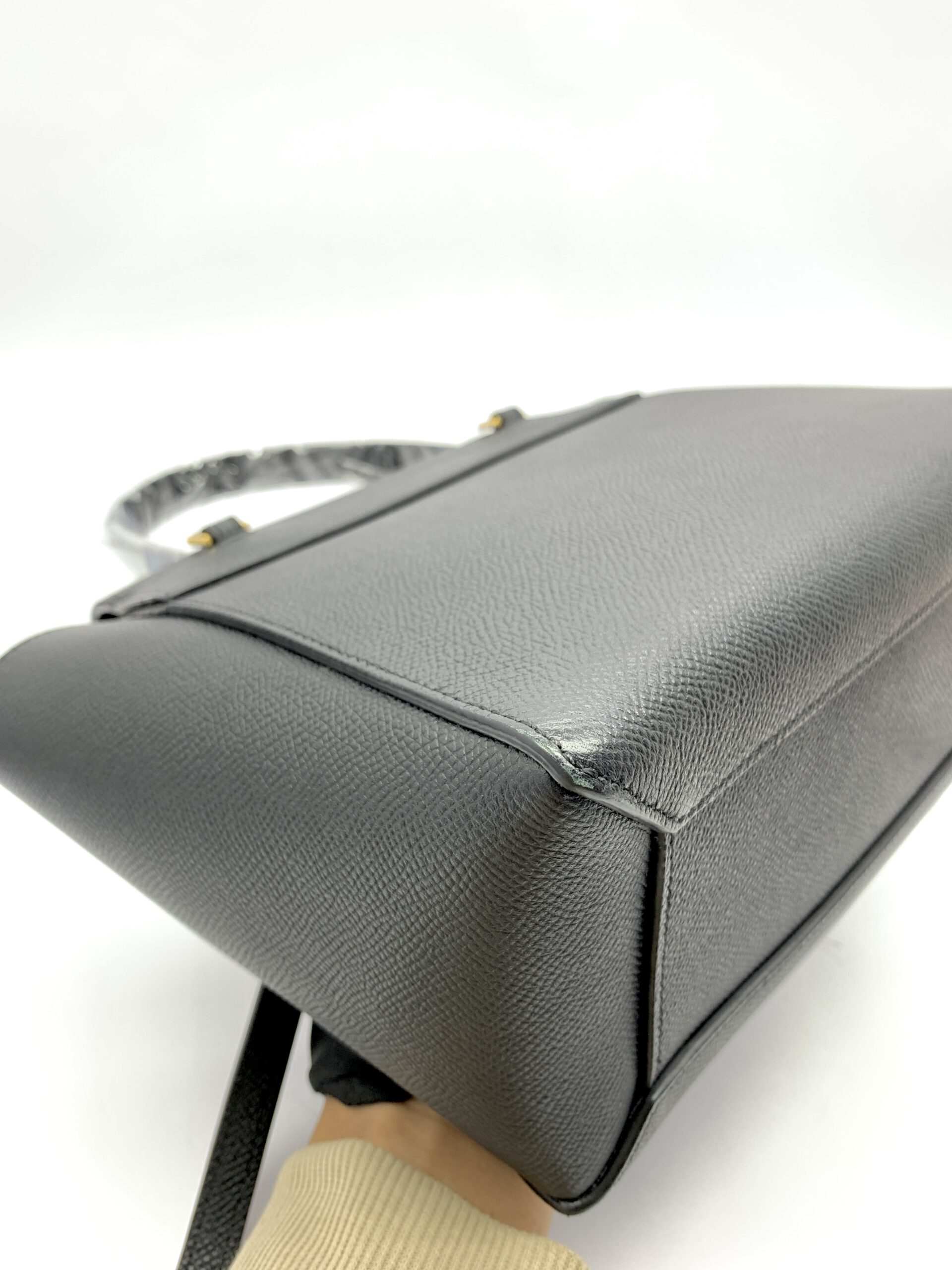 Nano Belt Bag Grained Calfskin black