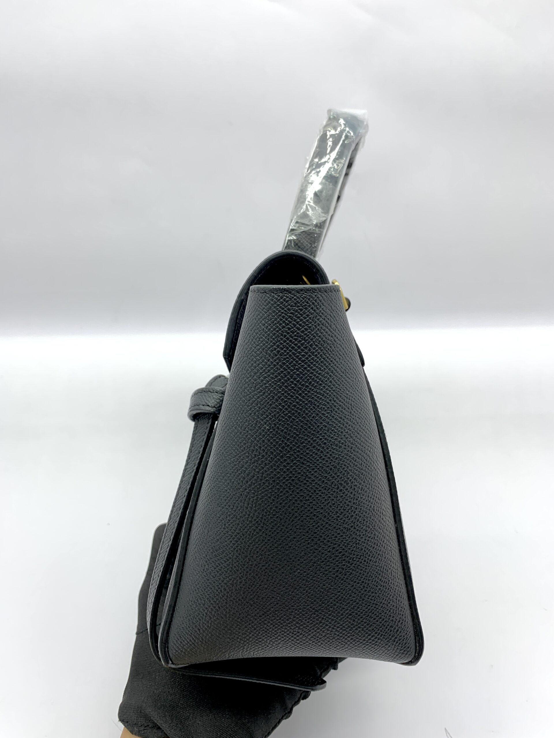 Nano Belt Bag Grained Calfskin black