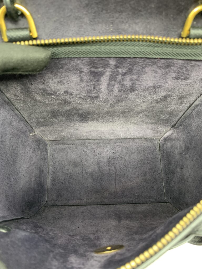 Nano Belt Bag Grained Calfskin black