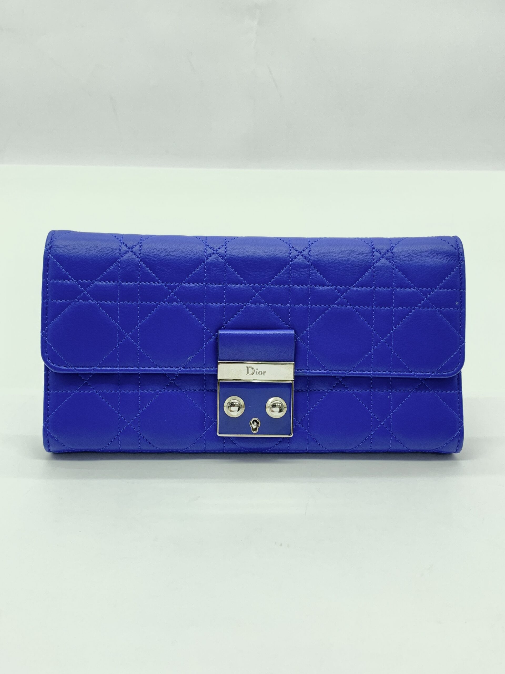 Miss Dior WOC Lambskin Blue Green Enamel