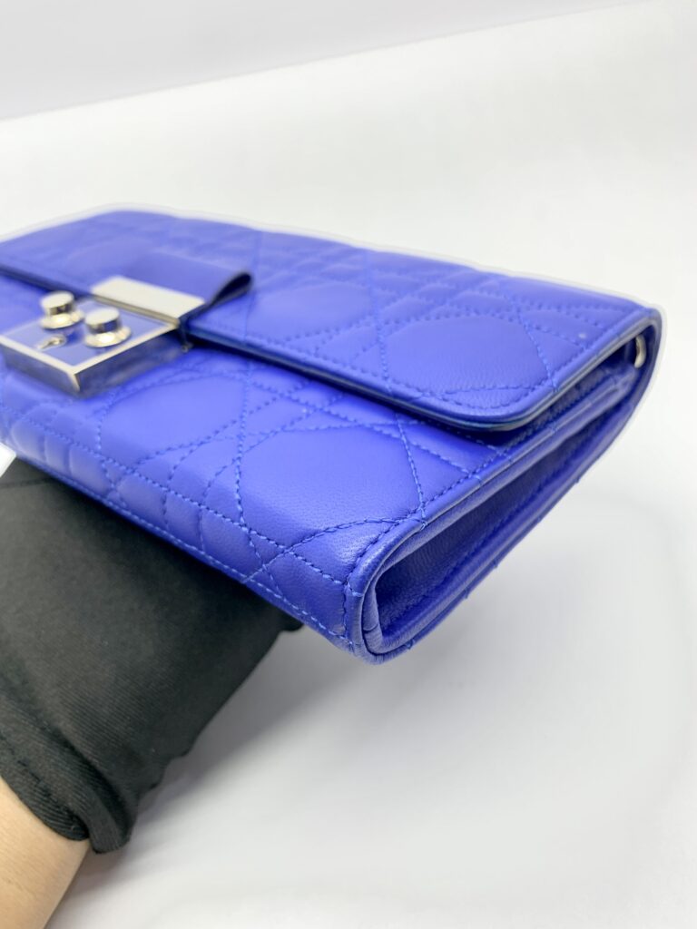 Miss Dior WOC Lambskin Blue Green Enamel
