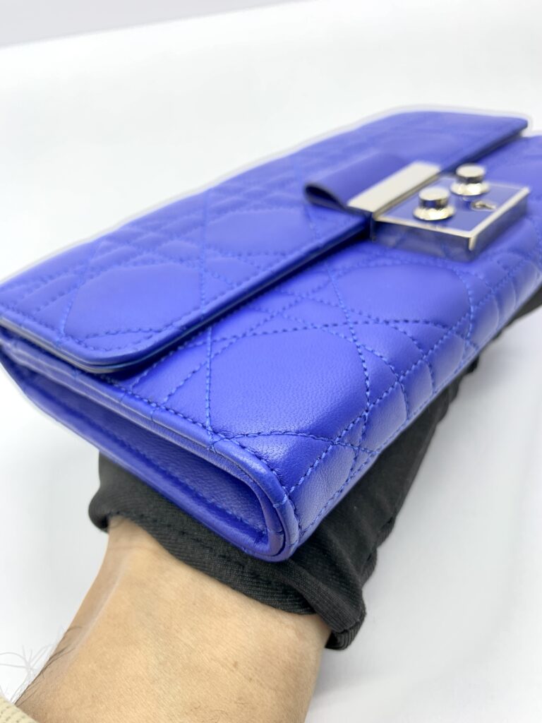 Miss Dior WOC Lambskin Blue Green Enamel