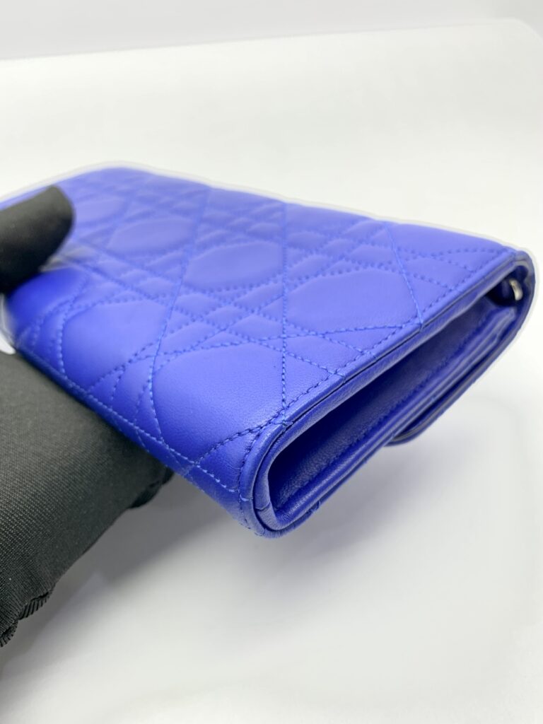 Miss Dior WOC Lambskin Blue Green Enamel