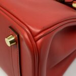 Birkin 25 Jonathan Rouge De Coeur GHW