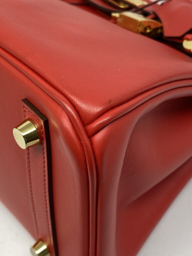 Birkin 25 Jonathan Rouge De Coeur GHW