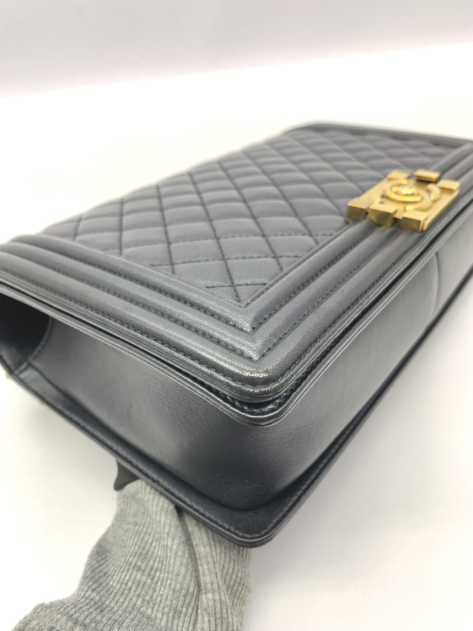 Boy 28 Lambskin Black