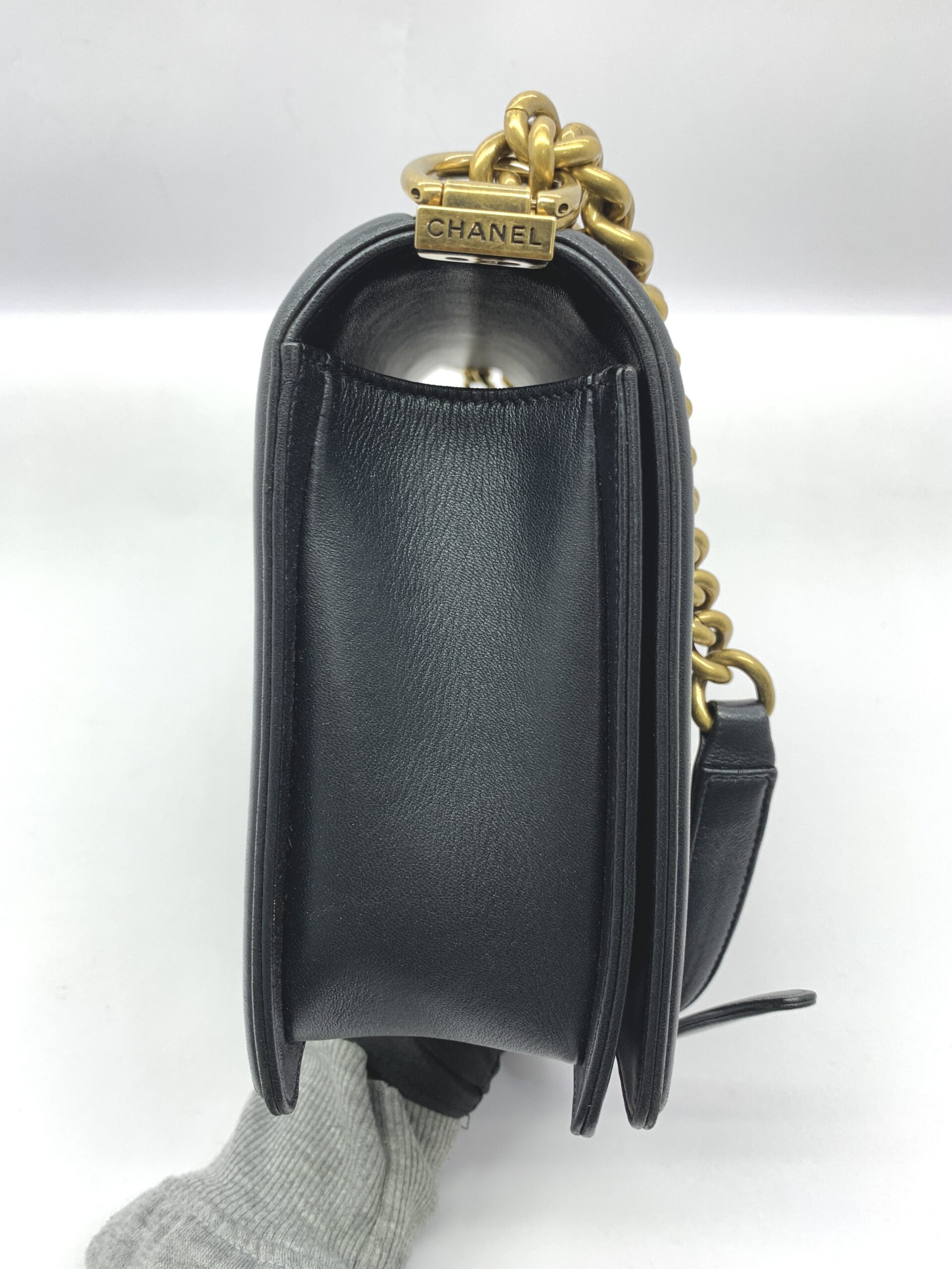 Boy 28 Lambskin Black