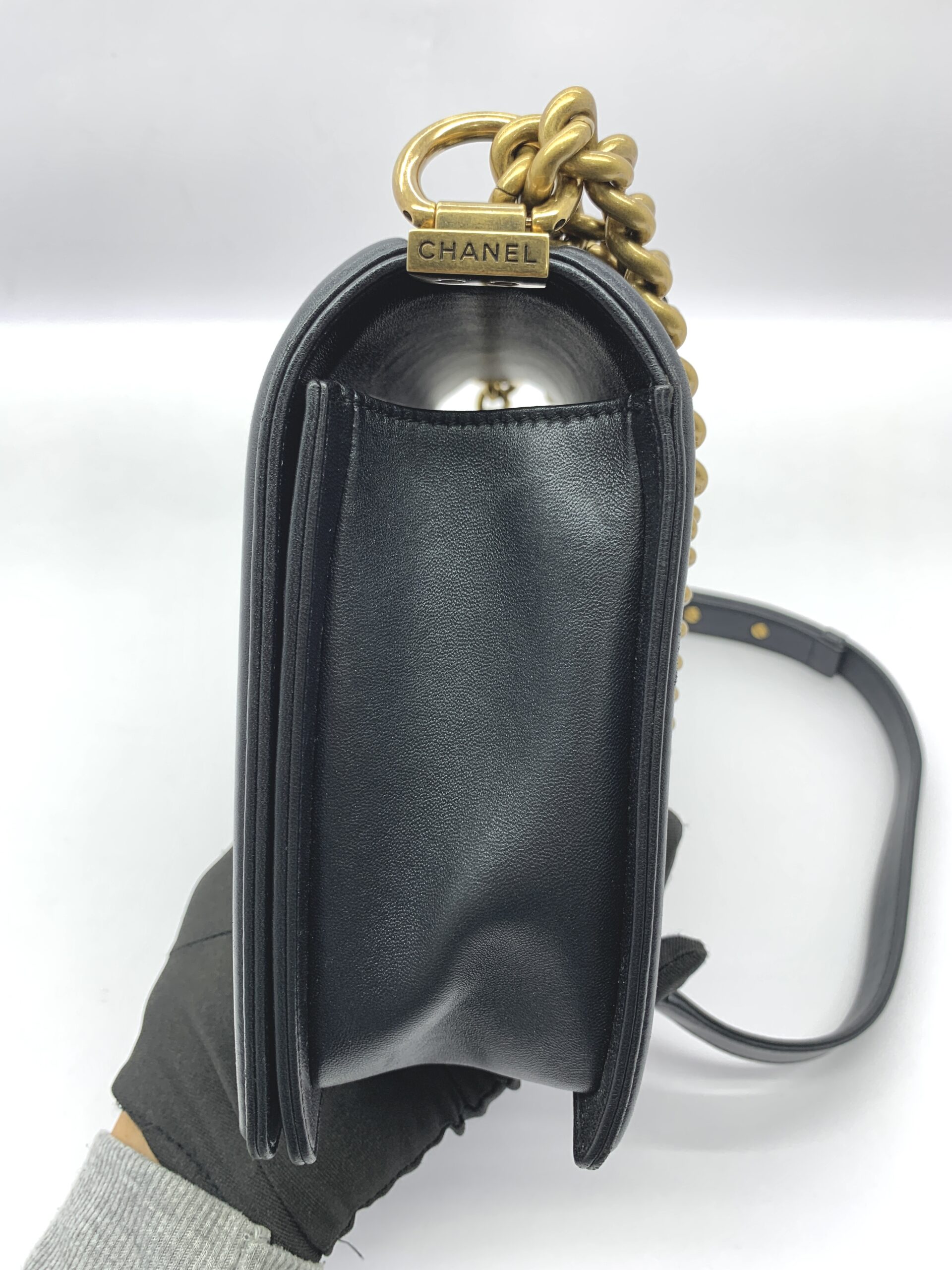 Boy 28 Lambskin Black