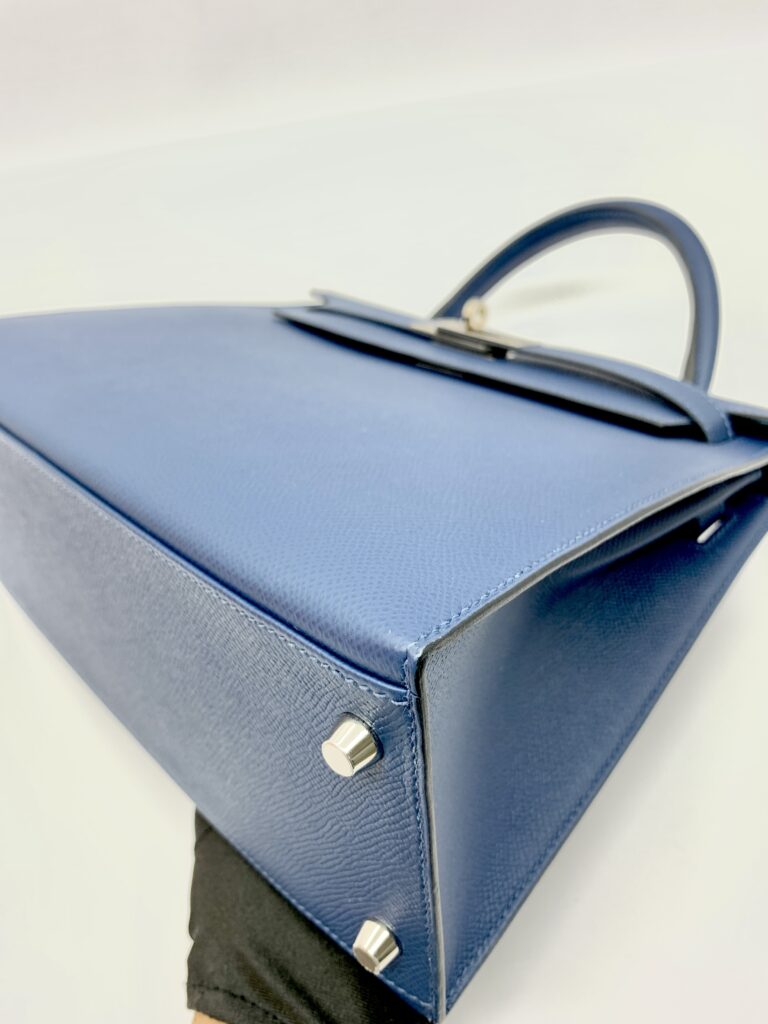 Kelly 28 Epsom Bleu De Prusse