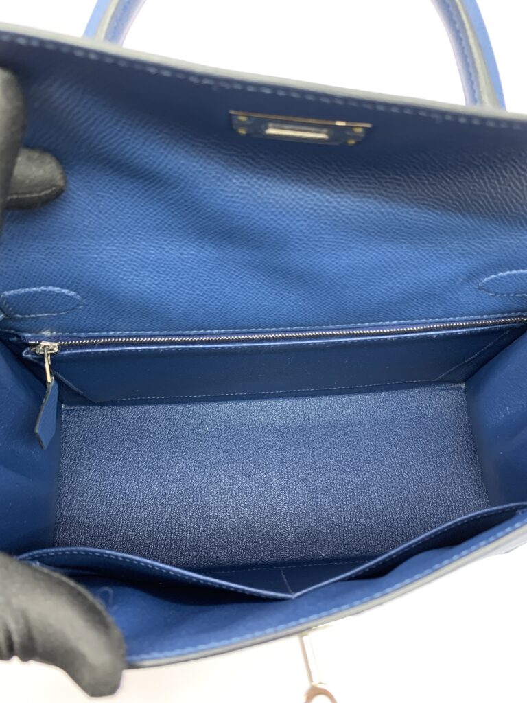 Kelly 28 Epsom Bleu De Prusse