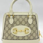 Horsebit Top Handle GG Supreme Ivoir