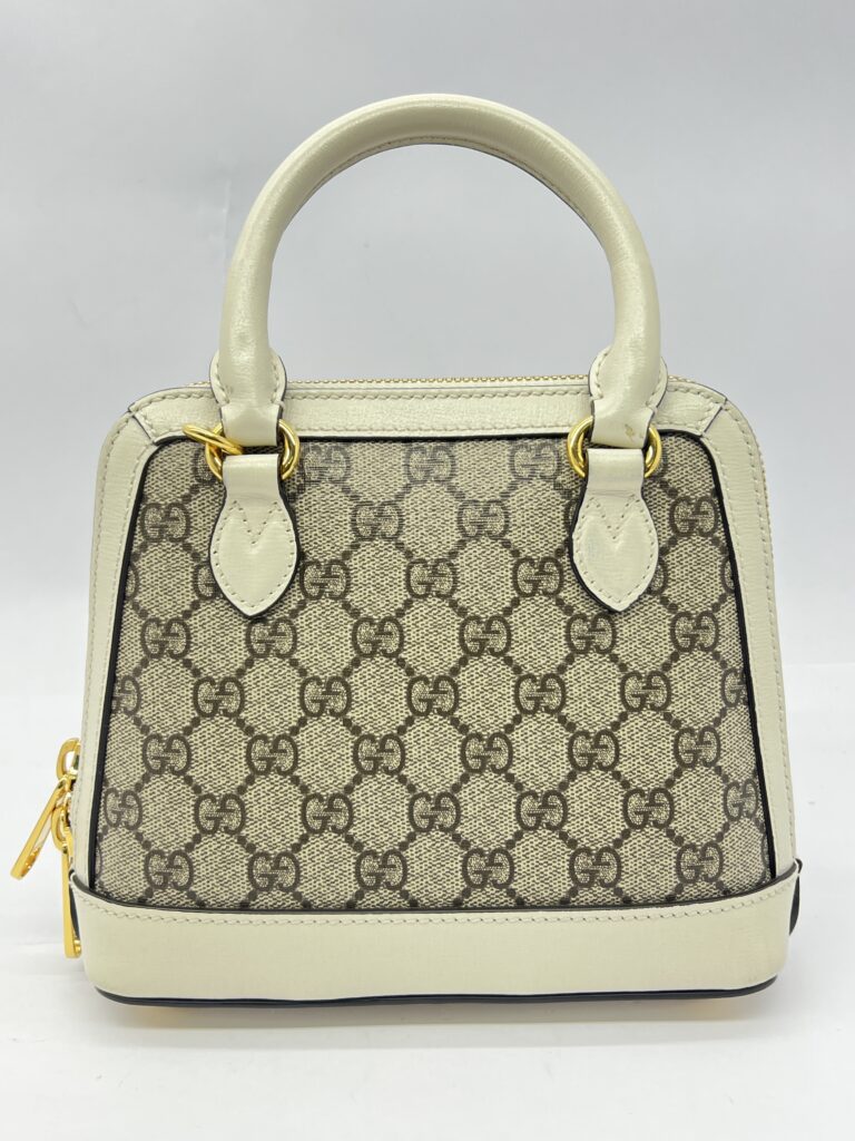 Horsebit Top Handle GG Supreme Ivoir