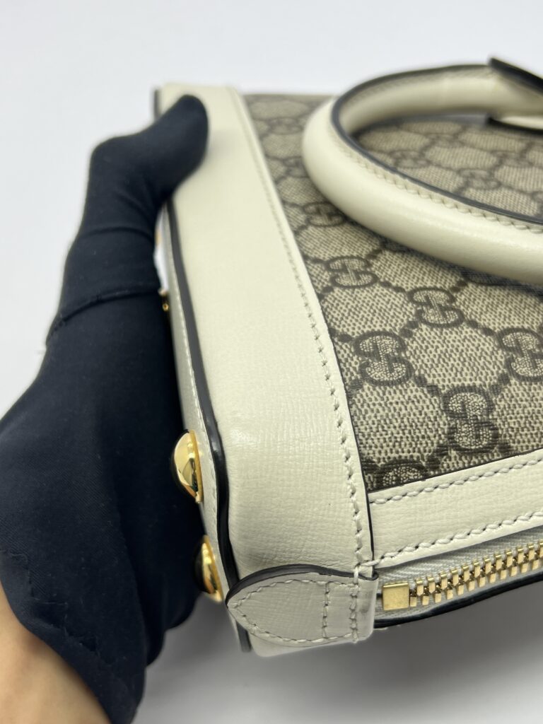 Horsebit Top Handle GG Supreme Ivoir