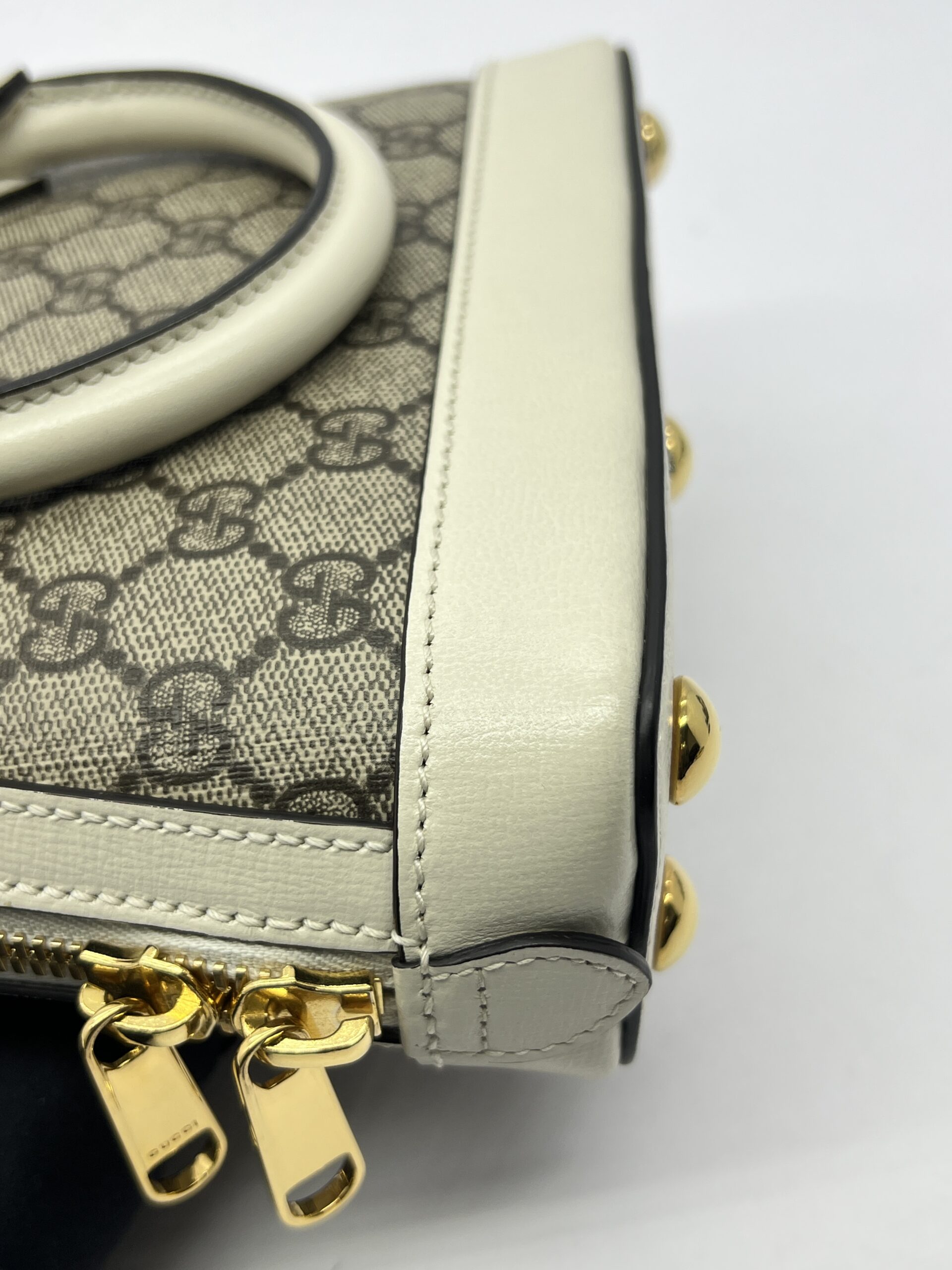 Horsebit Top Handle GG Supreme Ivoir